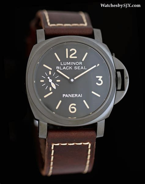 panerai luminor black seal replica|Panerai copy watches for sale.